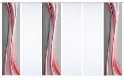 Produktbild von 84070 ELANIA Schiebegardine aus recyceltem Polyester, halbtransparent