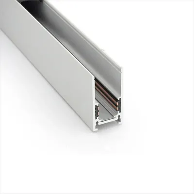 Image de Rail Magnétique en Saillie 48V 1m BLANC
