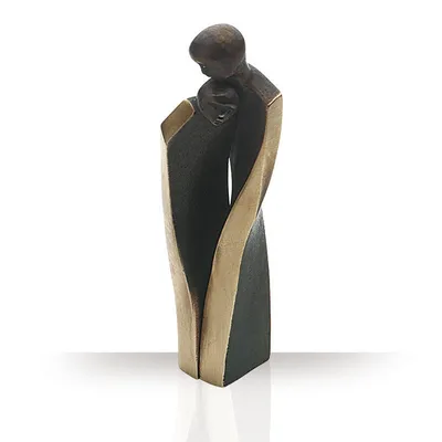 Produktbild von Bronzefigur Geborgenheit 14 cm Skulptur