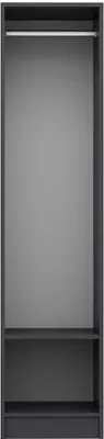 Produktbild von Skye Decor, M2001 - 2798, Kleiderschrank, Anthrazit, 100 % MELAMINBESCHICHTETE SPANPLATTEN, 45 x 52 x 190 cm