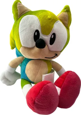 Produktbild von Sonic The Hedgehog - SEGA - Sonic Plüschtier 30 cm, Sonic Kuscheltier (Sonic Rainbow grün)