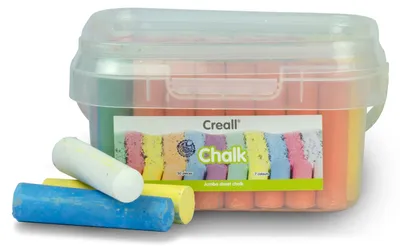 Zdjęcie produktu dla CREALL - Kreda chodnikowa Creall 50 sztuk 6 kolorów | puszka A 50 sztuk