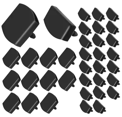 Produktbild von Lattenrost-Kappen - 36 Stück Lattenrost-Halter - Ersatzteil für Bettrahmen - Schwarz