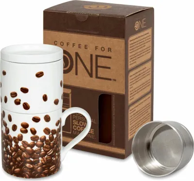 Immagine prodotto di Könitz Coffee for one Coffee Beans, Tasse, Kaffeebecher, Porzellan, Bunt, 370 ml, 11 5 618 2713