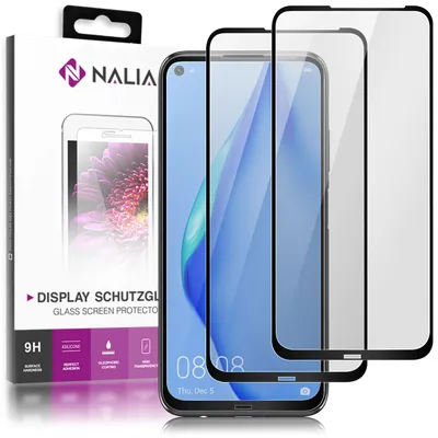 Obrázok produktu pre NALIA 2x ochranné sklo pre Huawei P40 Lite, 9H Full Cover Fólia na displej mobilného telefónu