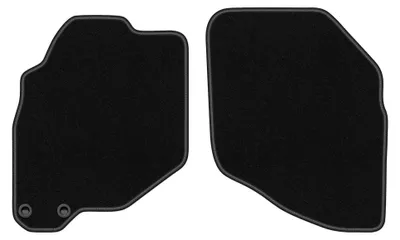 Immagine prodotto di Tappetini anteriori in moquette per Honda Jazz II 2002-2007 (hatchback) – 2 pezzi, neri, su misura – Wielganizator BASIC