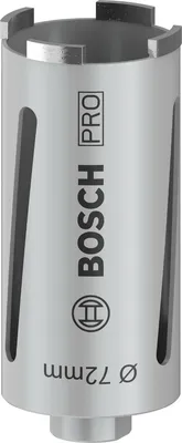 Image de Couronne de forage à sec Bosch PRO,72x150mm,G 1/2