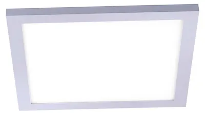 Zdjęcie produktu dla Lampa sufitowa LED, srebrna, kwadratowa, L 30 cm
