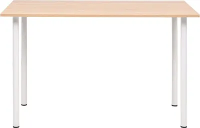 Immagine prodotto di Tavolo da Pranzo 120x60x73 cm Rovere e Bianco