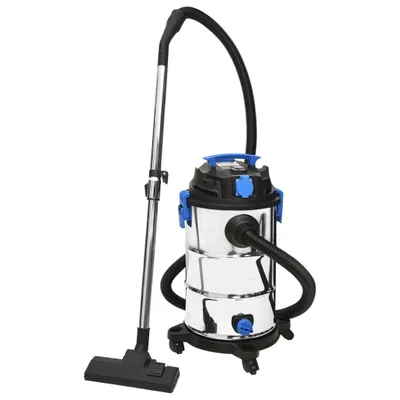 Produktbild von vidaXL Nass- und Trockensauger 1200 W 30 L Silbern