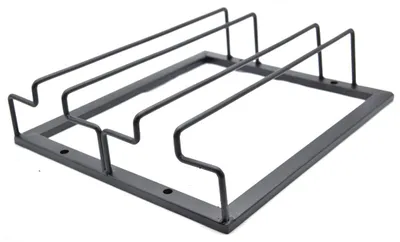 Imagen del producto de Soportes para vasos de hierro forjado, 2 filas, color , para la cocina