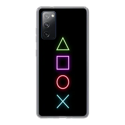 Produktbild von MuchoWow® Handyhülle Schutzhülle Hülle für Samsung Galaxy S20 FE Gaming - Neon - Konsole - Schwarz - Controller - Gaming Silikon Softcase Handy Hülle - Abdeckung