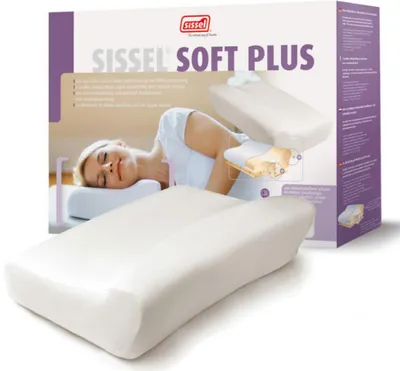 Produktbild von Sissel Soft Plus Nackenkissen Höhenvariabel Gesundes Schlafen mit dem Sissel Nackenkissen