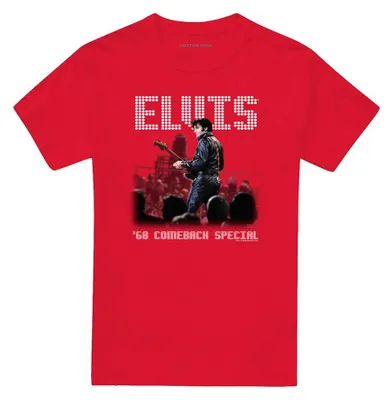 Obrázek produktu pro Elvis Presley – Tričko „Return Of The King“ pro muže/ženy, uni TV33478 (3XL) (červené)