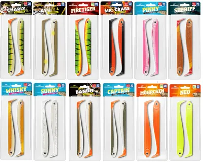 Produktbild von Lieblingsköder 20cm - 2 Gummifische, Farbe Lieblingsköder:Firetiger