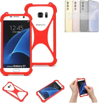 Produktbild von K-S-Trade Handy-Hülle kompatibel mit Meizu 20 Schutz-Hülle Bumper Silikon Schutz Hülle Cover Case Silikoncase Silikonbumper TPU Softcase