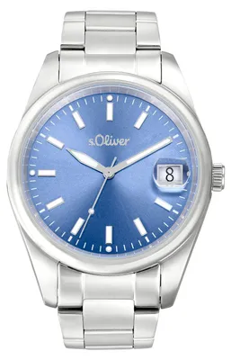 Produktbild von s.Oliver Herren Uhr Armbanduhr Edelstahl silber 2037714