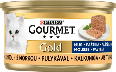 Zdjęcie produktu dla Gourmet Gold Karma Dla Kotów Mus Z Indykiem 85 G