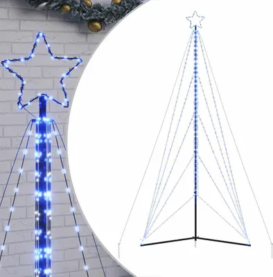 Produktbild von vidaXL LED Weihnachtsbaum 615 LEDs Blau 404,5 cm