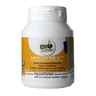 Produktbild von Mycotrex 100g BioTabs, Mykorrhiza-Erde für Grow Wurzelstärkung & Nährstoffaufnahme