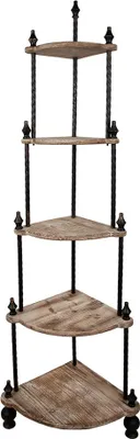 Zdjęcie produktu dla Clayre & Eef Półka 45x45x184 cm Brązowe drewno