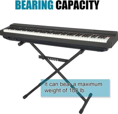 Produktbild von Famanu Keyboardständer / Pianobank - 43,2 x 43,2 x 94 cm