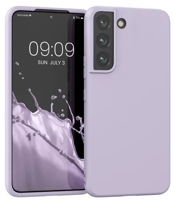 Produktbild von kwmobile Handyhülle für Samsung Galaxy S22 Hülle - TPU Case - Kabelloses Laden - Schutzhülle Cover in Lavendel