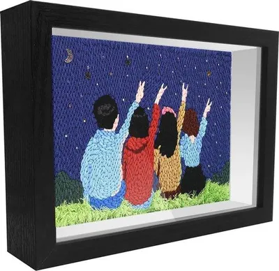Obrázek produktu pro 3D rámeček na fotografie 28 x 36 cm, ze dřeva, hloubka do 3 cm