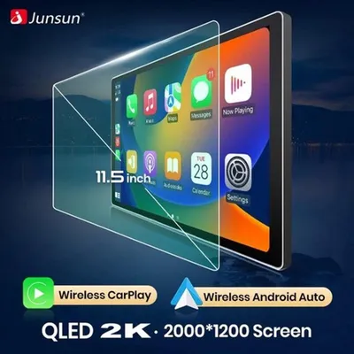 Image de Autoradio Android - Écran tactile de 9 pouces - 2 Go de RAM - Compatible avec Carplay et Android Auto
