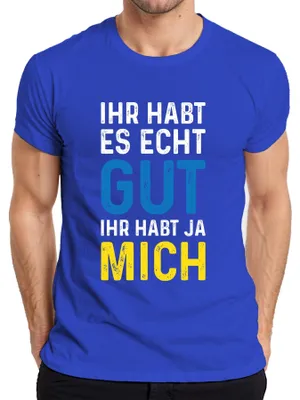 Immagine prodotto di Hai proprio ragione mi hai fatto dire sarcasmo maglietta da uomo, blu, L
