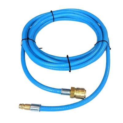 Immagine prodotto di Tubo flessibile per aria compressa Zatech con raccordo rapido 1 m 20 bar Ø9,0 mm RQS DN 7,2 tipo 26 manicotto x spina compressore officina trapano
