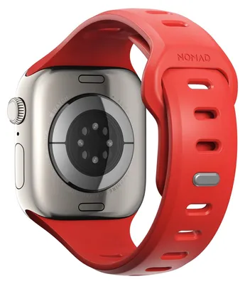 Produktbild von Nomad Tempo Band, Band, Smartwatch, Rot, Apple, 41mm / 42mm, Gummi