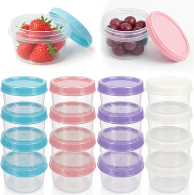 Produktbild von Snackdosen Kunststoff, 200 ml, 16 Stück, für Snacks