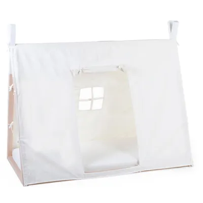 Produktbild von CHILDHOME Abdeckung für Tipi-Bett 70×140 cm Weiß
