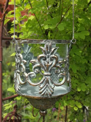 Immagine prodotto di Lanterna Lourdes, set di 2 esemplari in oro antico vintage