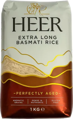 Image de Riz Basmati extra long Heer 1 kg