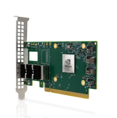 Image de NVIDIA ConnectX-6 Dx EN - Cryptage désactivé - Adaptateur réseau - PCIe 4.0 x16 - 100 Gigabit QSFP56 x 1