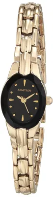 Image de Montre bracelet pour femmes Armitron, modèle 75/3313, couleur or/noir