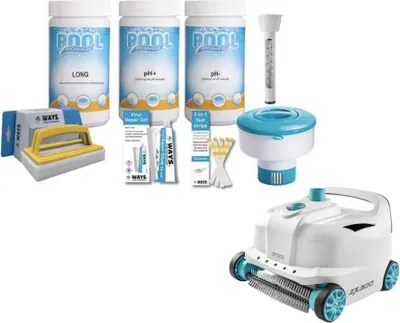 Zdjęcie produktu dla WAYS - Poolpflege - Paket Duży i automatyczny odkurzacz basenowy Deluxe