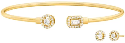 Produktbild von Michael Kors MKC1852SET Damen Armreif Sterling-Silber 925 Gold weiß
