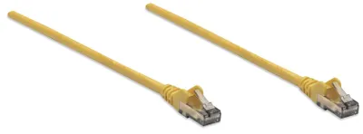 Image de INTELLINET Patchkabel RJ45 U/UTP Cat6 10m Hebelschutz gelb
