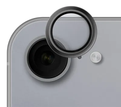 Produktbild von Kameraschutz für iPhone 17e / 16e, Hammer Glass Lens Protector, Silber