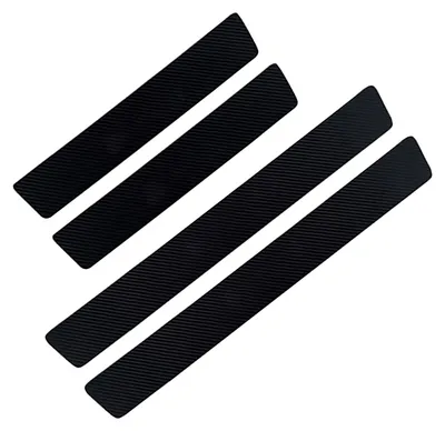 Image de 4 pièces de protections de bas de porte pour voiture, résistantes à l'usure et étanches, bandes de protection pour voitures de modèles universels