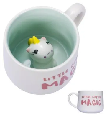 Image de Tasse en céramique, motif licorne, fabriquée à la main, capacité de 310-400 ml, cadeau idéal pour les filles et les femmes
