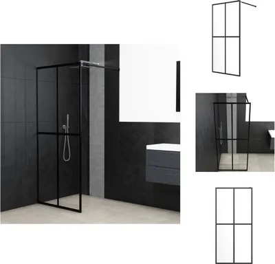 Produktbild von vidaXL Duschwand für Walk-in Dusche Klares Sicherheitsglas 90x195 cm -  Duschwände