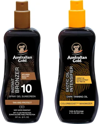 Image de Spray bronzant Australian Gold SPF10 + Intensificateur d'huile exotique