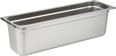 Produktbild von APS 81806 GN 2/4 Behälter, Edelstahl, 53 x 16,2 cm, Tiefe 150 mm, 8,7 Liter