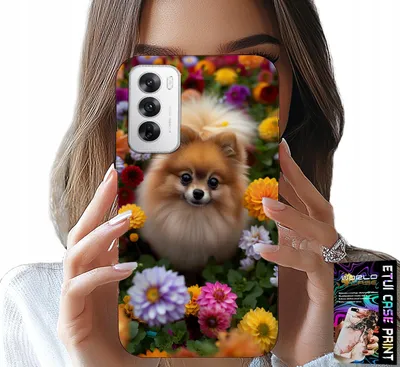 Zdjęcie produktu dla Etui Do Oppo Reno12 5G - Słodki Piesek, Pomeranian Case + Folia