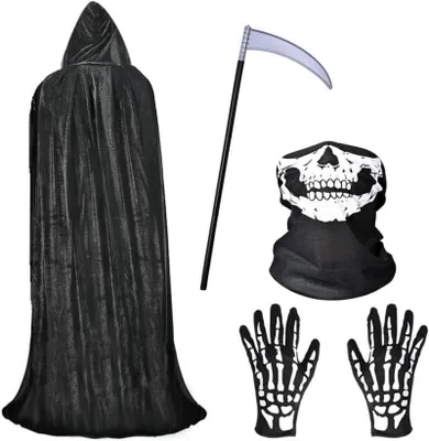 Obrázek produktu pro Sada kostýmu na Halloween, zahrnující plášť, masku a rukavice