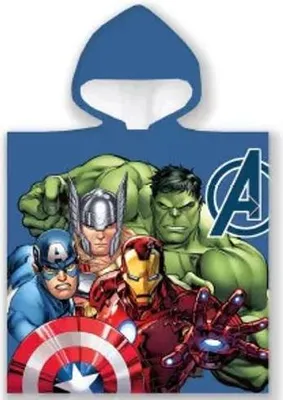 Immagine prodotto di Asciugamano poncho - 50 x 100 cm - Avengers ( 110066)